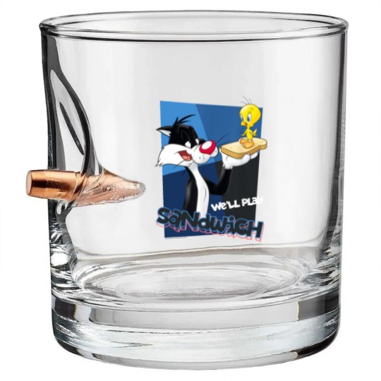Discover Tweety Bird Bullet Whiskey Glasses Looney Tunes Sylvester Tweety Sandwich