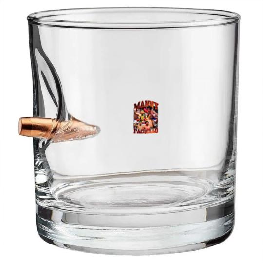 Discover Manny PacMan Pacquiao Streetwear  Snow Wash Bullet Whiskey Glasses
