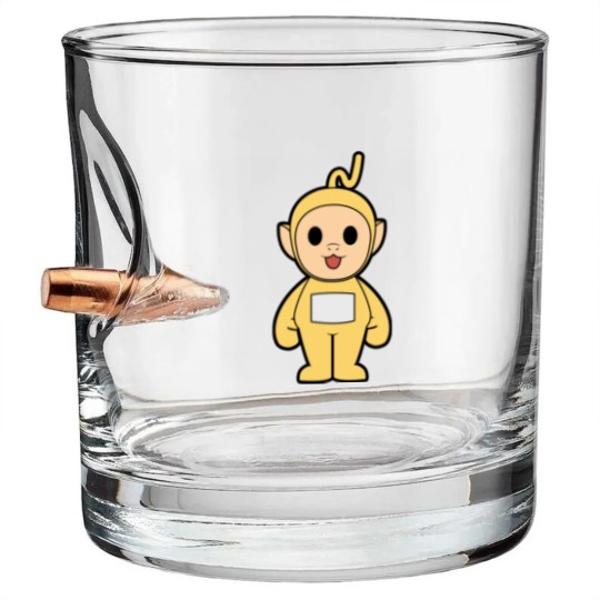 Discover Cute Teletubbies Laa Laa - Teletubbies - Bullet Whiskey Glasses