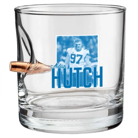 Discover Aidan Hutchinson - Bullet Whiskey Glasses