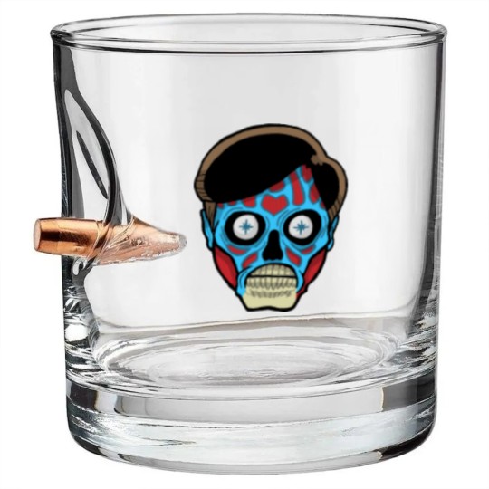 Discover They DO Live! - They Live - Bullet Whiskey Glasses