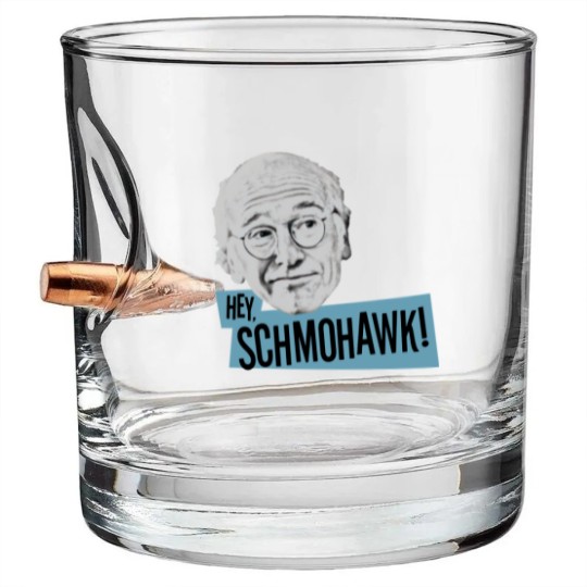 Discover Larry David Curb Your Enthusiasm "Schmohawk"funny Bullet Whiskey Glasses