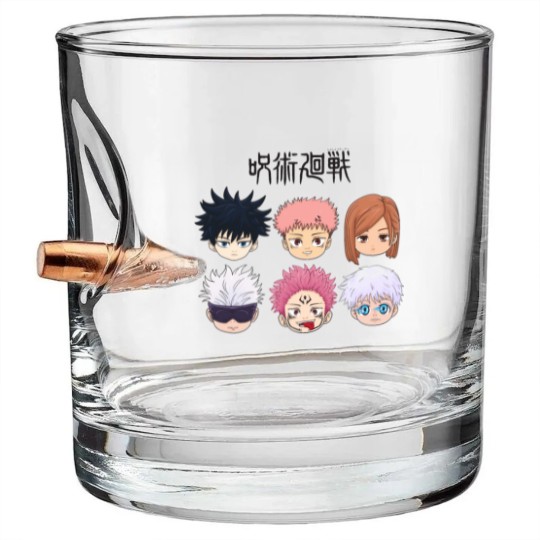 Discover Jujutsu Satoru Chibi Bullet Whiskey Glasses