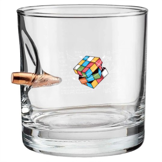 Discover Colorful Rubiks Cube Bullet Whiskey Glasses, Cube Game Math Bullet Whiskey Glasses, Rubiks Lover Bullet Whiskey Glasses