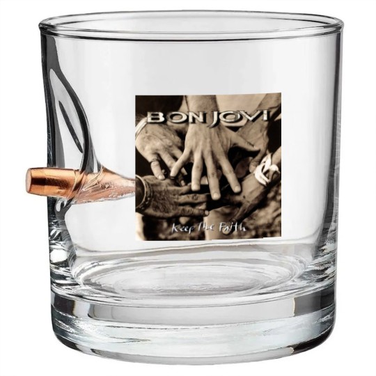 Discover bon jovi keep the faith Bullet Whiskey Glasses