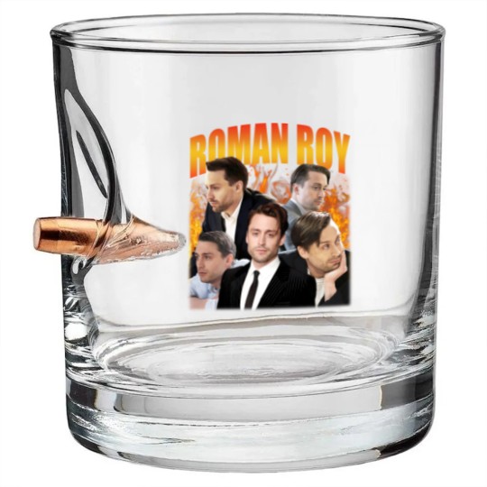 Discover Roman Bullet Whiskey Glasses, Roy Bullet Whiskey Glasses, Succession Bullet Whiskey Glasses, Movie Character Bullet Whiskey Glasses