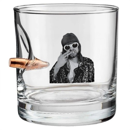 Discover Kurt Cobain Bullet Whiskey Glasses,  Art Bullet Whiskey Glasses, Kurt Cobain
