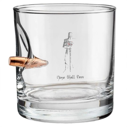 Discover None Shall Pass Bullet Whiskey Glasses