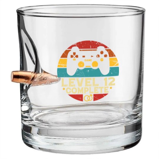 Discover 12Th Wedding Anniversary Level 12 Complete For Wif Bullet Whiskey Glasses