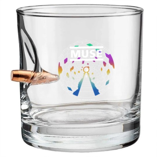 Discover Muse Unisex Bullet Whiskey Glasses: Resistance Moon