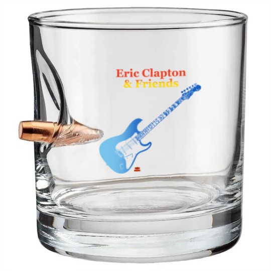Discover Vintage Eric Clapton Joe Cocker ZZ Top 1993 Bullet Whiskey Glasses