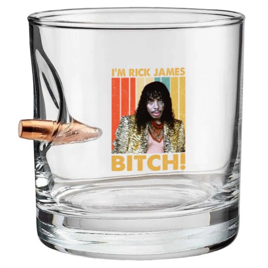 Discover Vintage I'm Rick James Bitch Essential Bullet Whiskey Glasses