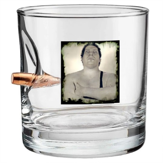 Discover GIANT! - Andre The Giant - Bullet Whiskey Glasses