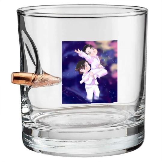 Discover black swan jikook Bullet Whiskey Glasses