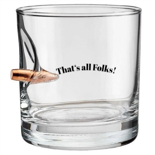 Discover That's All Folks Bullet Whiskey Glasses