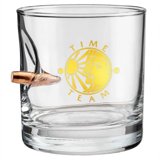 Discover time team Bullet Whiskey Glasses