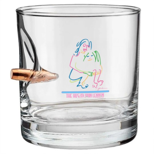 Discover Vintage J Lennon "The Hug" Bullet Whiskey Glasses