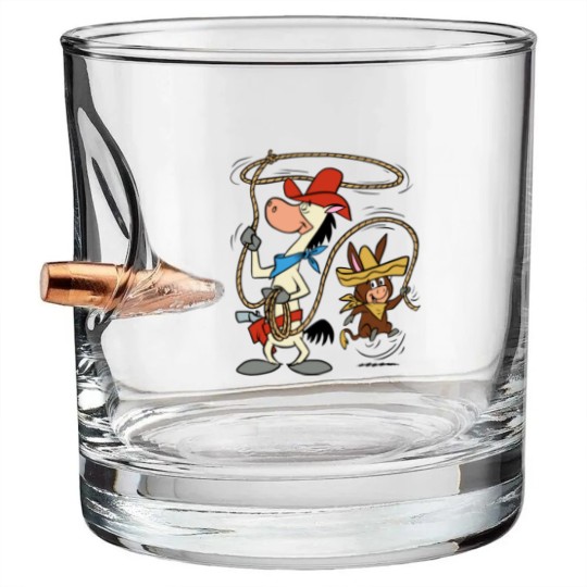 Discover Quick Draw McGraw  Baba Looey Ropin Bullet Whiskey Glasses