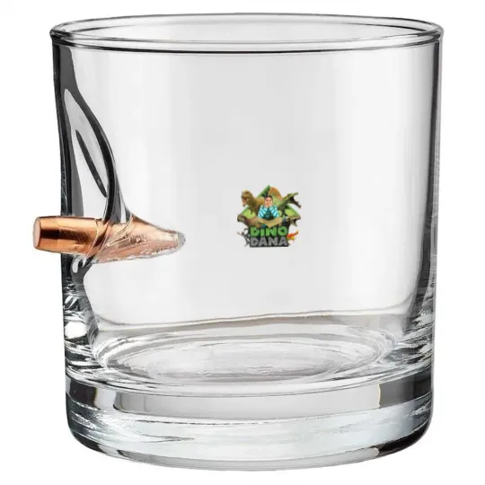 Discover Dino Dana Real Dinosaurs 2446 Bullet Whiskey Glasses