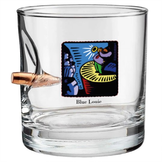 Discover Chandler Blue Louie Bullet Whiskey Glasses