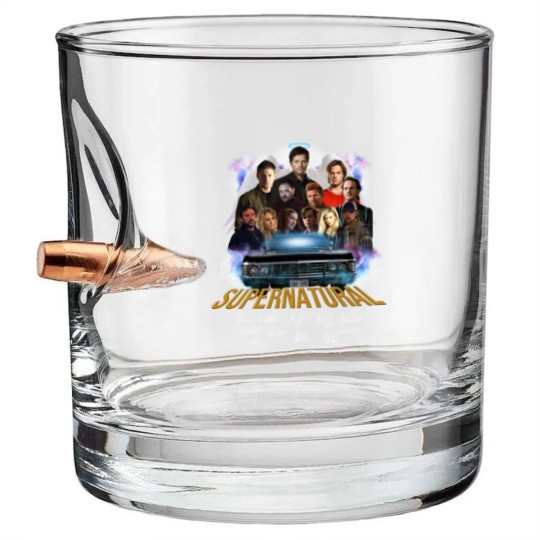Discover 15 Seasons of Supernatural - Supernatural - Bullet Whiskey Glasses