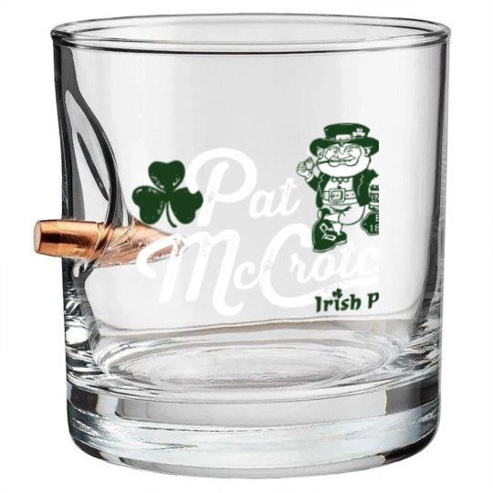 Discover Pats Mccrotch Irish Pub Leprechaun Funny St Patricks Day Bullet Whiskey Glasses