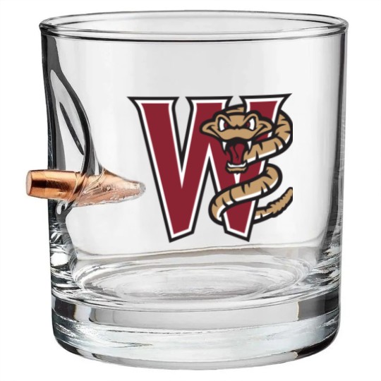Discover Wisconsin Timber Rattlers Bullet Whiskey Glasses