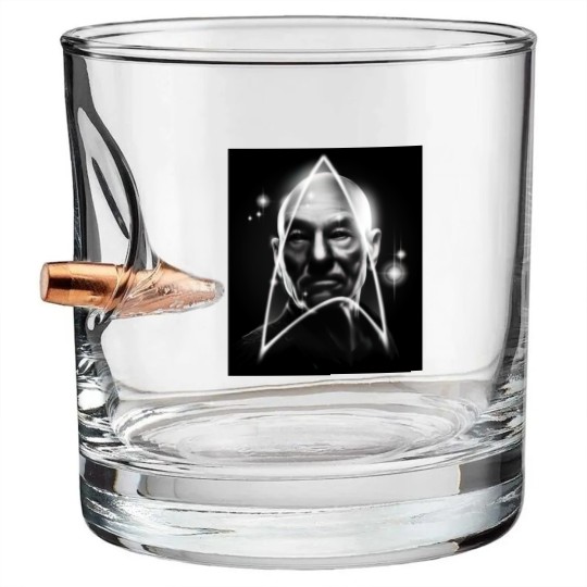 Discover THE CAPTAIN - Captain Picard - Bullet Whiskey Glasses