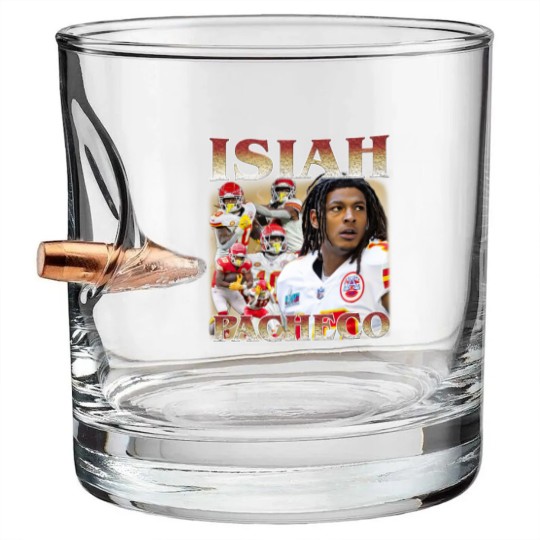 Discover Vintage Isiah Pacheco Vintage 90's Style Bullet Whiskey Glasses
