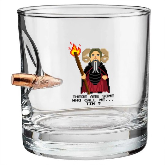 Discover Tim the Enchanter - Monty Python and the Holy Pixe Bullet Whiskey Glasses