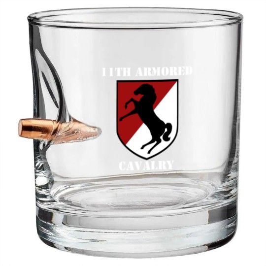 Discover 11th Armored Cavalry Regiment Bullet Whiskey Glasses