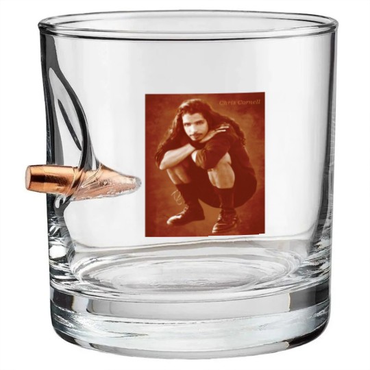 Discover Chris Cornell Tribute Chris Cornell Bullet Whiskey Glasses