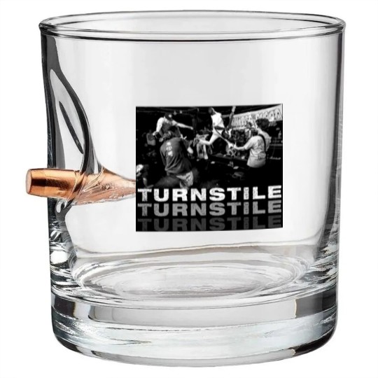 Discover TURNSTILE BAND Bullet Whiskey Glasses