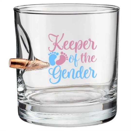 Discover Gender Reveal Bullet Whiskey Glasses, Keeper Of The Gender Bullet Whiskey Glasses, Gender Reveal Ideas, Gender Reveal Party Bullet Whiskey Glasses