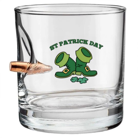 Discover St Patrick Day Bullet Whiskey Glasses