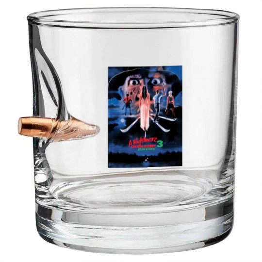 Discover A Nightmare On Elm Street 3 Bullet Whiskey Glasses