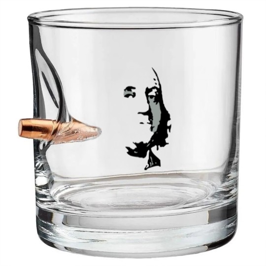 Discover Ben Franklin Half Face Bullet Whiskey Glasses
