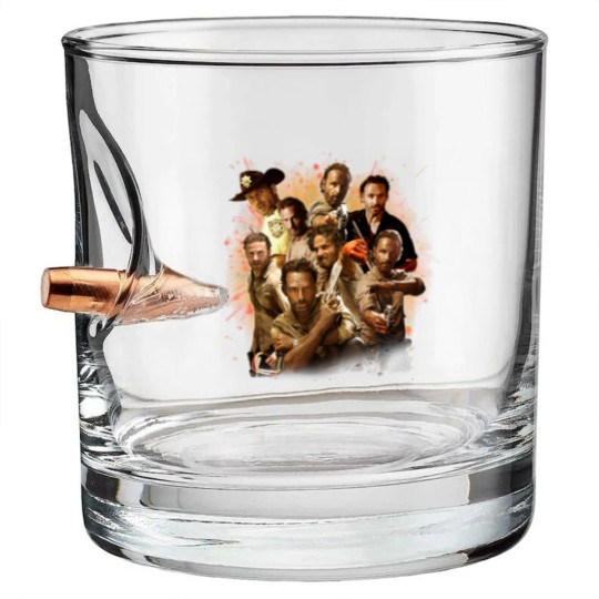 Discover Shop Rick-Grimes Walking Show-Dead Big-Fans New-World-Tour Customized Bullet Whiskey Glasses HoodieSweaterLong SleeveTank TopPremium Bullet Whiskey Glasses Bullet Whiskey Glasses
