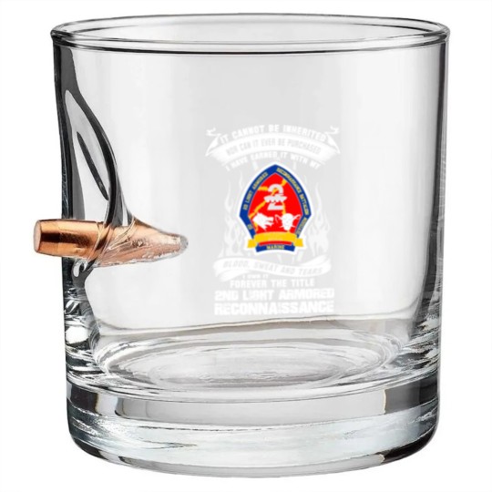 Discover 2nd Light Armored Reconnaissance - Awesome Bullet Whiskey Glasses Bullet Whiskey Glasses