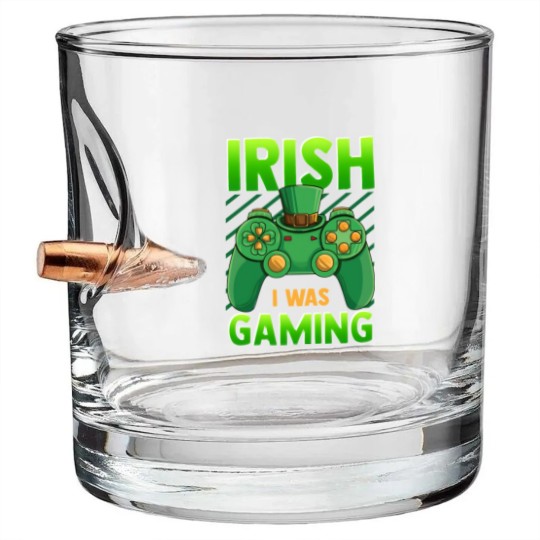 Discover Irish I Was Gaming Bullet Whiskey Glasses