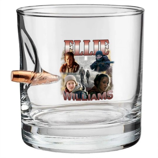 Discover Ellie Williams Bullet Whiskey Glasses, Bella Ramsey TLOU Bullet Whiskey Glasses, Joel and Ellie TLOU Bullet Whiskey Glasses, Narco Pedro Pascal Fans