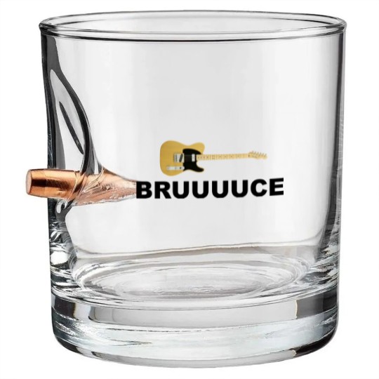 Discover Bruuuuce Classic Bullet Whiskey Glasses, Bruce Springsteen Tour Bullet Whiskey Glasses