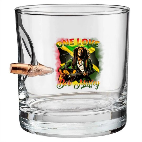 Discover Bob Marley , One love, One love movie Bullet Whiskey Glasses