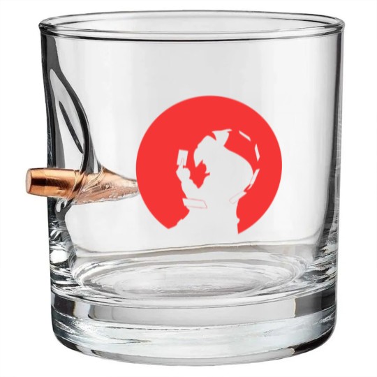 Discover League of Legends Twisted Fate Round Bullet Whiskey Glasses