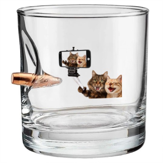 Discover CATS SELFIE PHOTO Bullet Whiskey Glasses