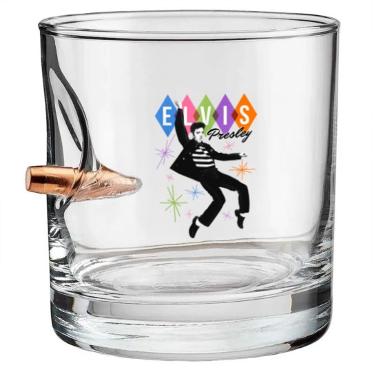 Discover Elvis Presley, Elvis Presley 2022 Movie for Bullet Whiskey Glasses, Gift for Elvis lovers, Elvis Presley Bullet Whiskey Glasses