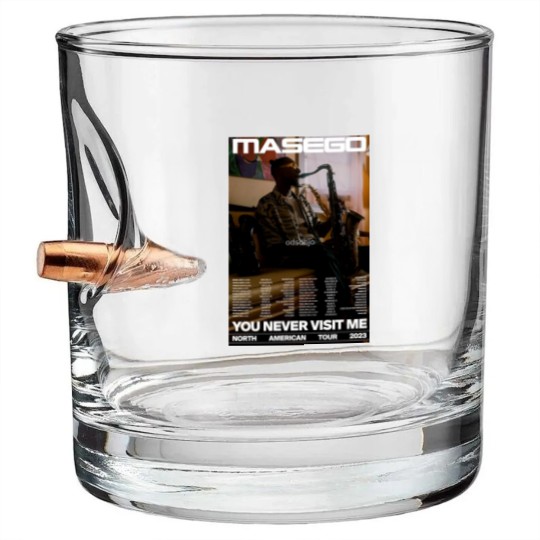 Discover Masego You Never Visit Me Tour 2023 dodson1 | Essential Bullet Whiskey Glasses