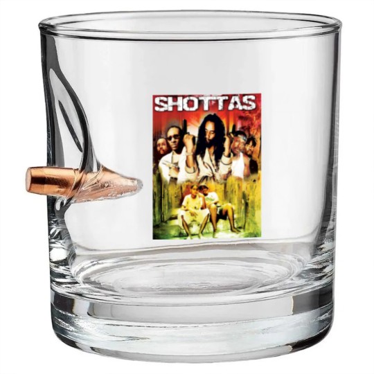 Discover Shottas Jamaican Crime Gangsta Movie Bullet Whiskey Glasses