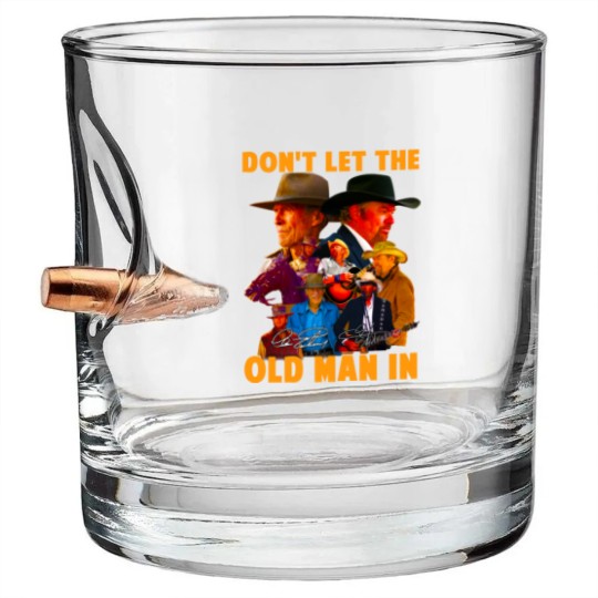 Discover Clint Eastwood and Toby Keith Bullet Whiskey Glasses
