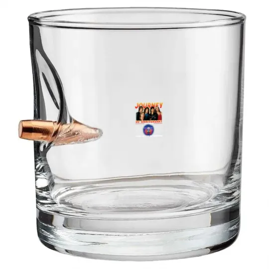 Discover Journey Freedom Tour 2023 50th Anniversary Signature Bullet Whiskey Glasses